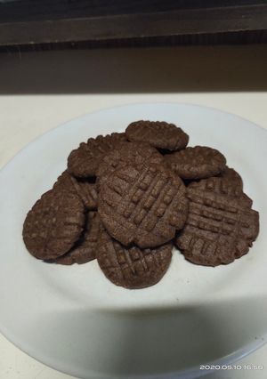 Foto resep Kue Kering Coklat 4 Bahan Tanpa Oven