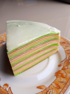 Foto resep Mille crepes rainbow