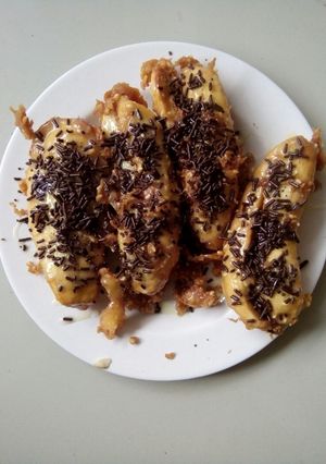 Foto resep Pisang goreng coklat susu thailan