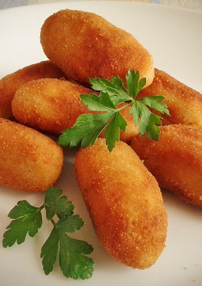Una foto de Croquetas de salmón