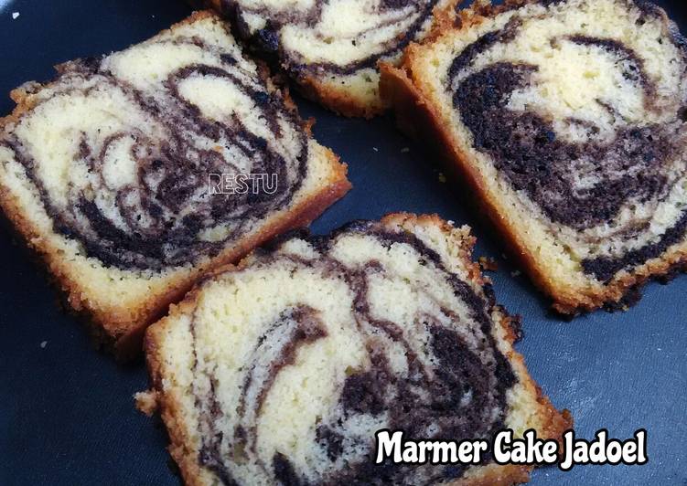 Langkah Mudah untuk Menyiapkan Marmer Cake Jadoel ala Law Thomaz Anti Gagal