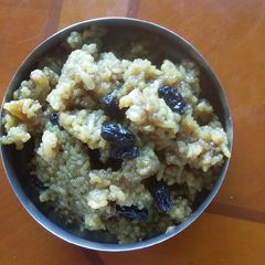 A picture of Navratri spl aval pongal.