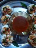 Leftover rice Dahi Vada