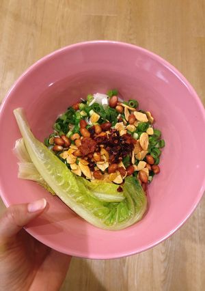 Hình của món Mì bương bương (biang biang noodle).