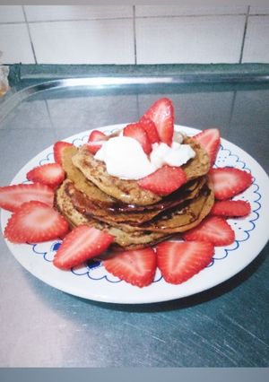 Una foto de Pancakes de Avena🥞🍯