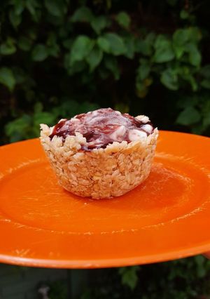 Una foto de COPITAS DE AVENA Y YOGURT 🍇🫐🍓