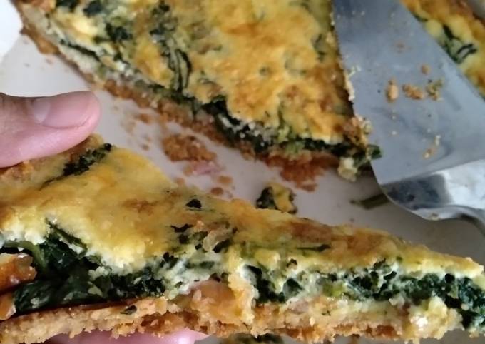 Quiche epinard aux saumon