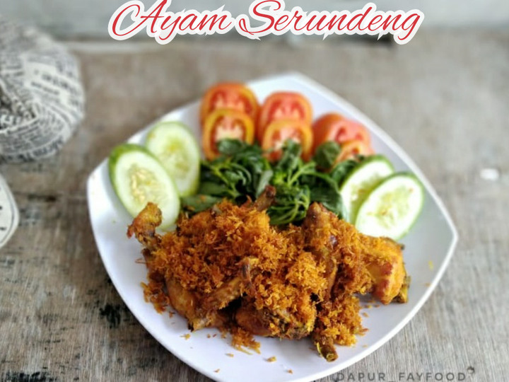 Cara Memasak Ayam Serundeng Kelapa Gampang