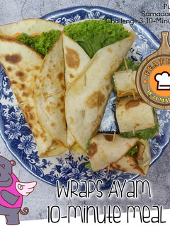Gambar Wraps Ayam 10-Minute Meal