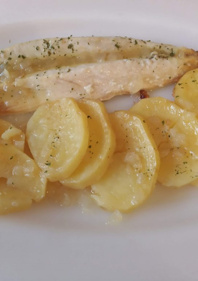 Una foto de Caballa al horno