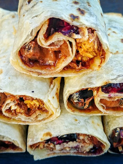 A picture of Blueberry Nutella Rollups.