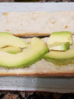 Una foto de Bocadillo de aguacate