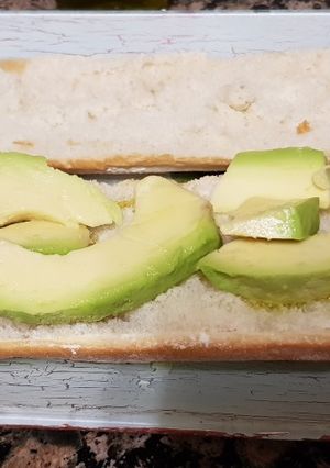 Una foto de Bocadillo de aguacate
