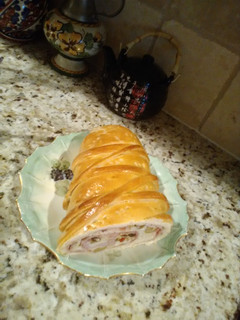 Una foto de Pan relleno de Jamón a mi manera