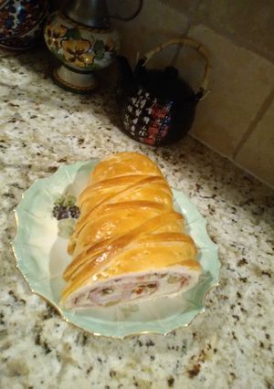 Una foto de Pan relleno de Jamón a mi manera