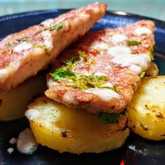 A picture of Leo's Lemon Butter Fish.