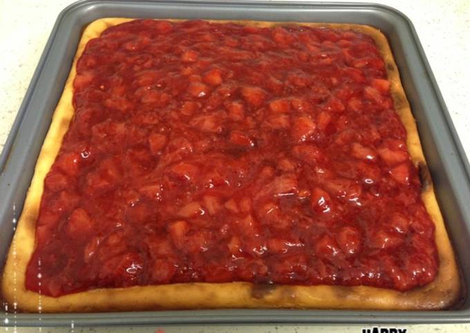 低脂草莓乳酪蛋糕 食譜成品照片