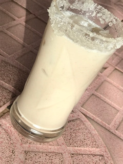 A picture of Tiger nut and coconut drink.