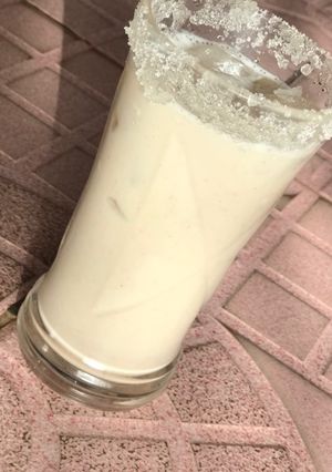 A picture of Tiger nut and coconut drink.