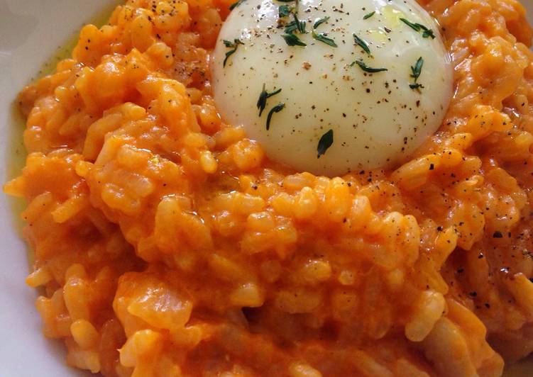 Recipe of Homemade Bacon and egg risotto