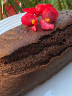 Una foto de Budín vegano de banana y cacao húmedo 🌱