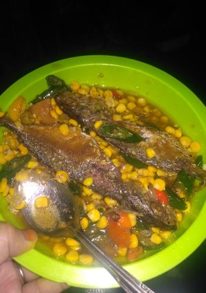 Foto resep Ikan peda siram jagung