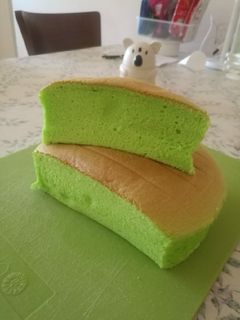 Foto resep Ogura pandan cake