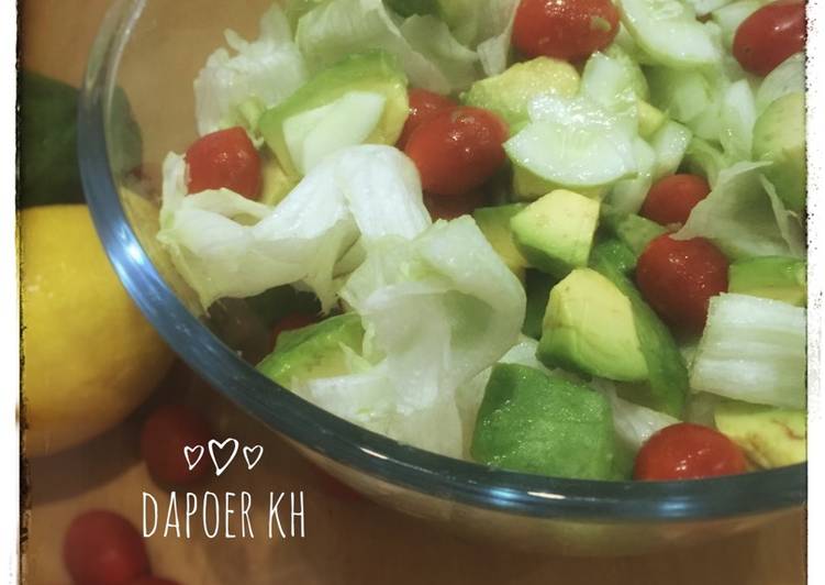 Salad Alpukat (simple, healthy, yummy) 🍋