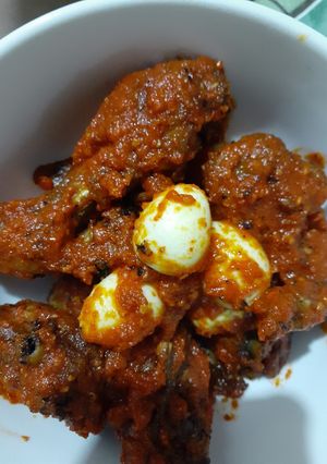 Foto resep Ayam telur puyuh sambalado