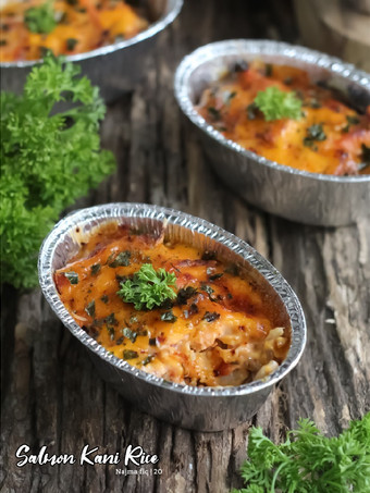 Langkah Mudah untuk Membuat Salmon kani mentai rice Ekonomis Untuk Dijual