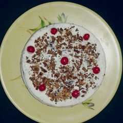 A picture of Eggless chocolate & coffee cake.