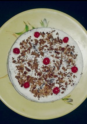 A picture of Eggless chocolate & coffee cake.