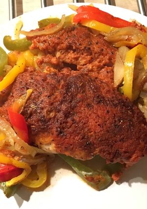 Foto resep Fajita parchment baked chicken