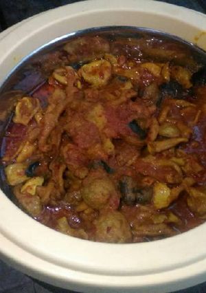 Foto resep Usus Ayam pedas simple #BikinRamadanBerkesan