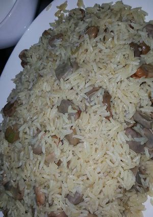 صورة لوصفة رز بفول