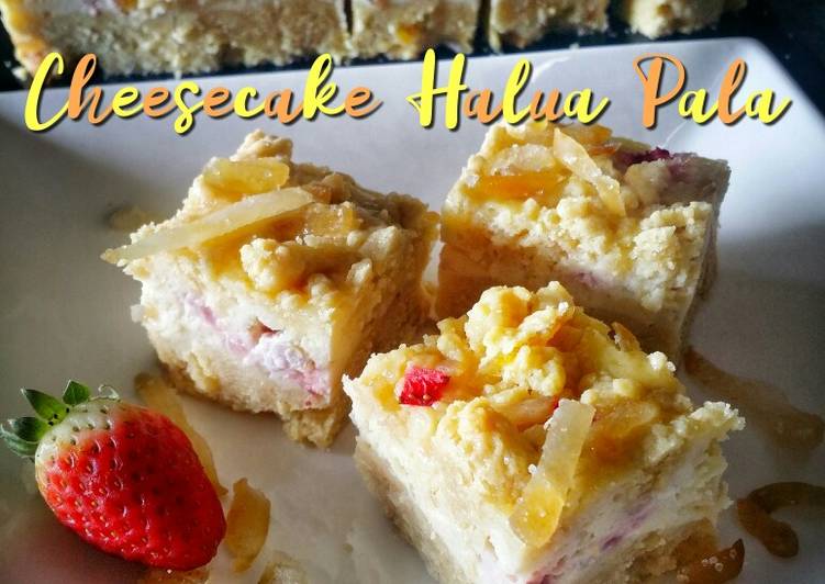 Langkah Mudah untuk Menyiapkan Cheesecake Halua Pala Anti Gagal