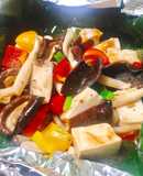 Nấm Đậu Hủ Non Nướng Giấy Bạc