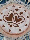 Torta variegata al cocco e cacao