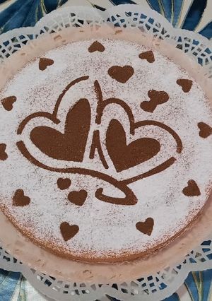 Foto di Torta variegata al cocco e cacao