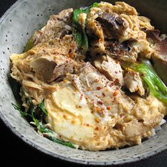 A picture of Mackerel & Egg Rice Bowl.