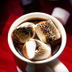 A picture of Bailey’s Hot Chocolate.