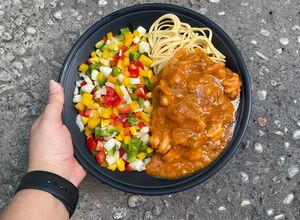 Hình của món Mì Ý tôm sốt cà - Linguini [Eat clean - Lose weight].