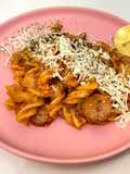 Fusilli bolognaise ala rumahan