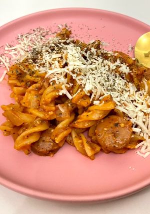 Foto resep Fusilli bolognaise ala rumahan