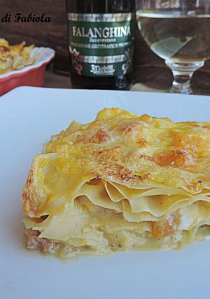 Foto di Lasagna zucca e salsiccia