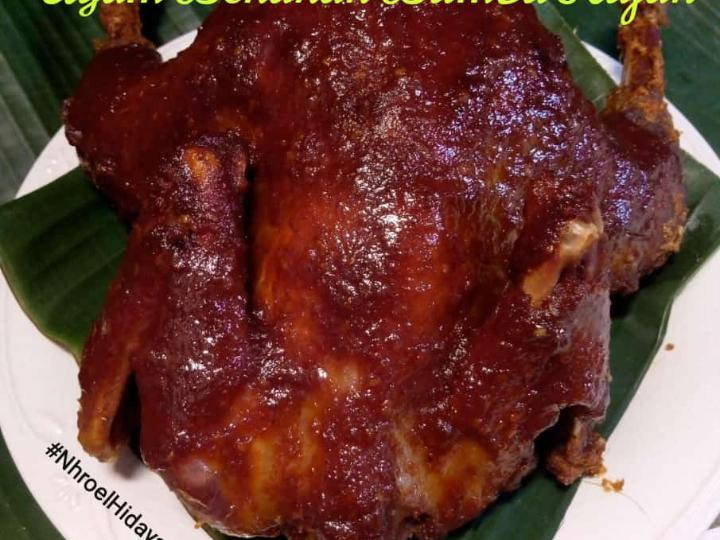 Standar Resep bikin Ayam Bekakak Kampung Bumbu Rujak sajian Idul Adha dijamin lezat