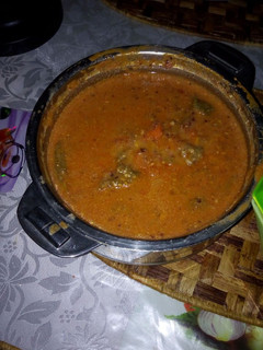 A picture of Ground nuts soup.