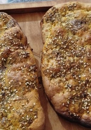 عکسی از دستور نان گرده محلی