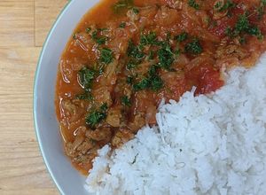 Une photo de 🌱 Rougail veggie aux protéines de tournesol