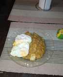 Mojo de papas con huevo fritos
